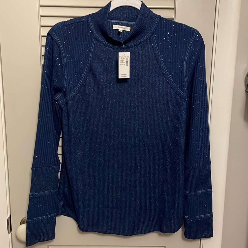 Maurice’s sparkle mock turtleneck.